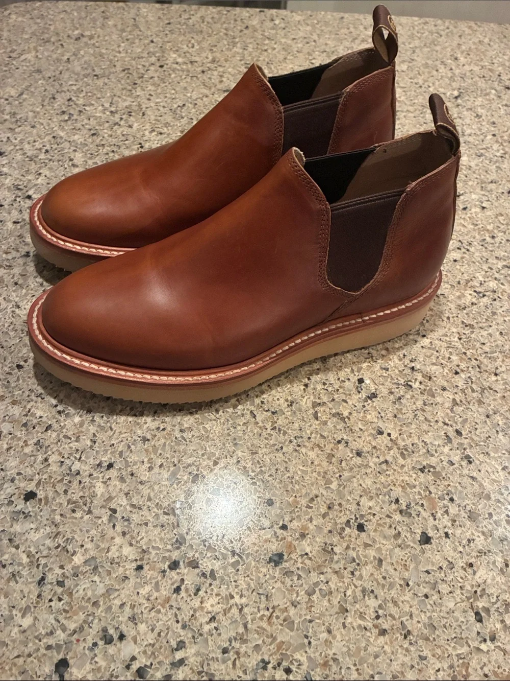 Taylor Stitch Men's Chukka Boots in Brown Leather